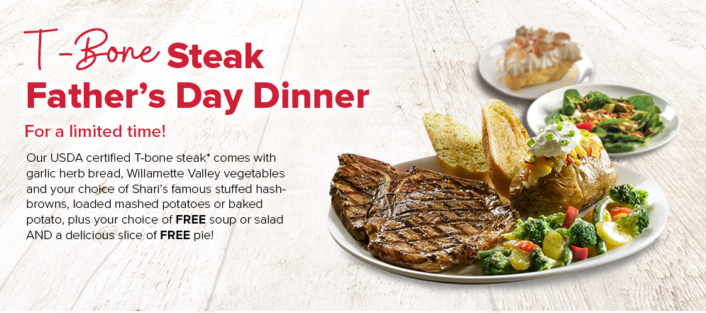 T-Bone Steak, Father's Day Dinner